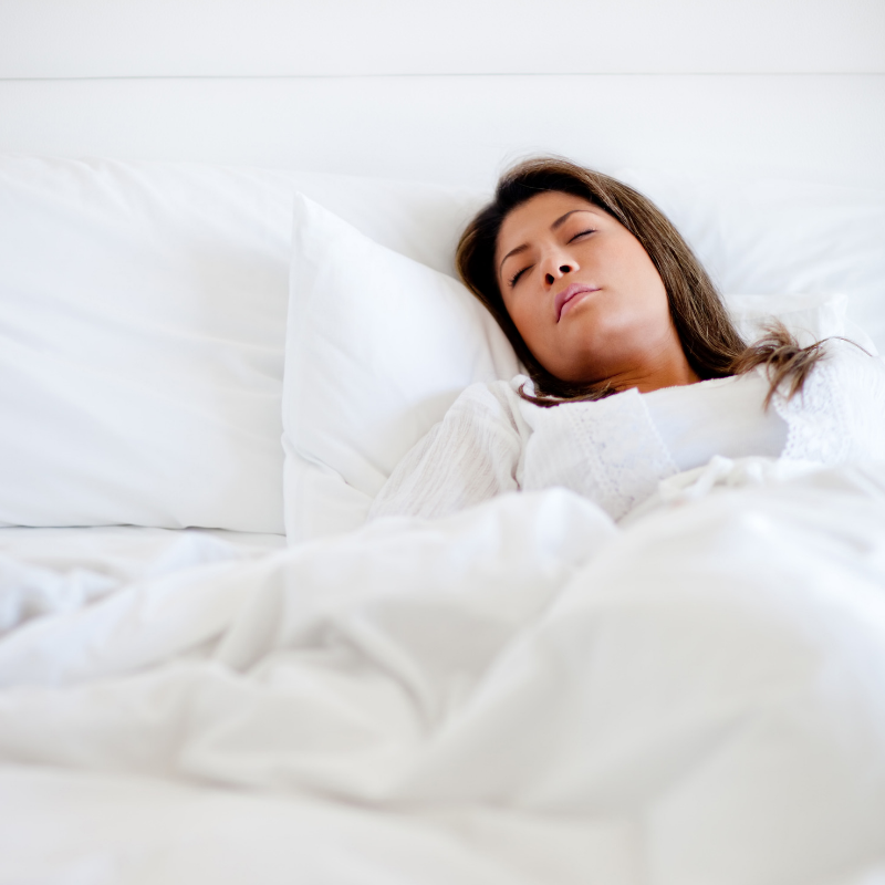 Lady Asleep in Bed