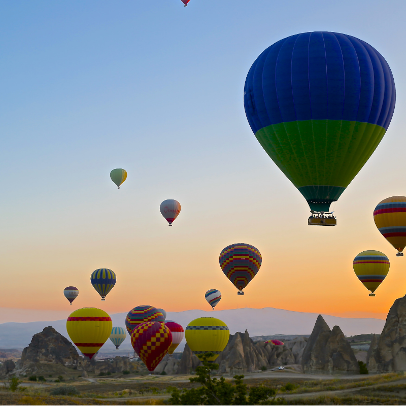Birthday treat ideas - hot air balloons