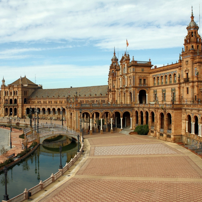 Spain Plaza De Espana Seville Spain