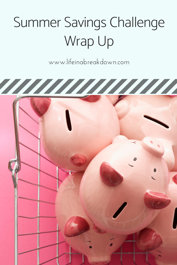 Summer Savings Challenge Wrap Up Pin Image