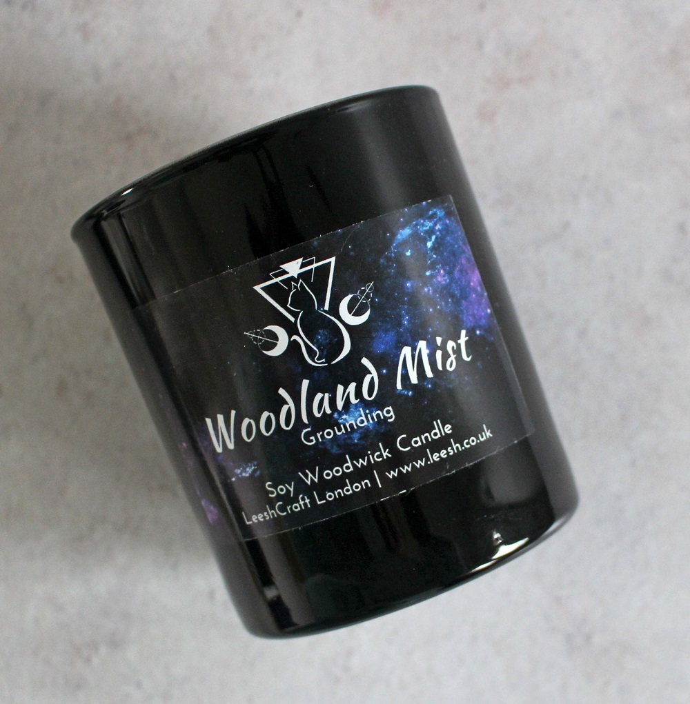 LeeshCraft London Candles Woodland Mist Rituals Collection Picture of the candle.
