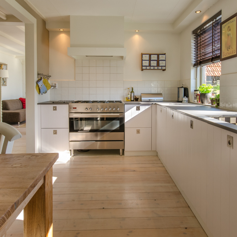 Photo of a kitchen light and bright