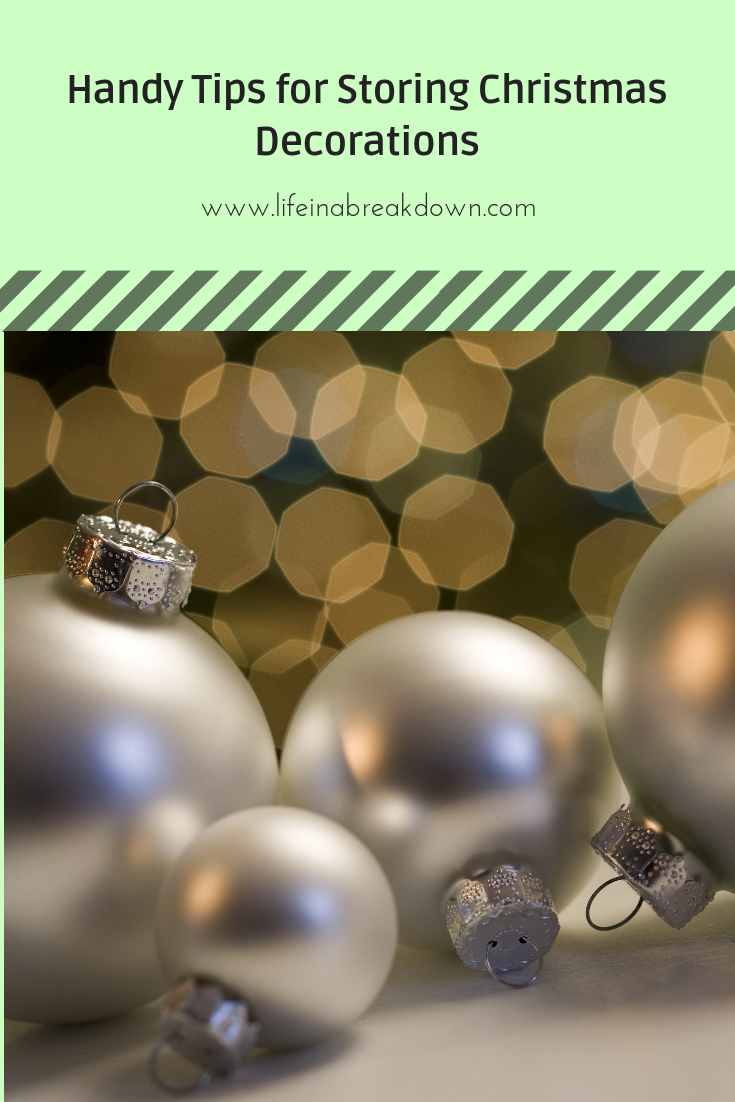 Tips for Storing Christmas Decorations Pin