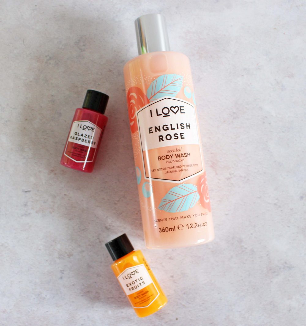 I LOVE English Rose Body Wash