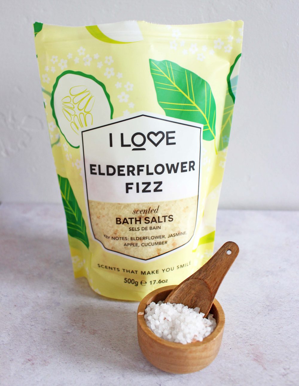 I LOVE Elderflower Fizz Bath Salts