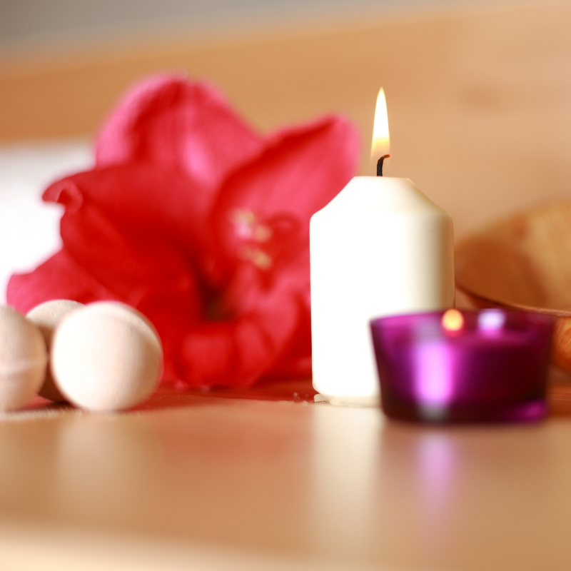 spa like items on a table