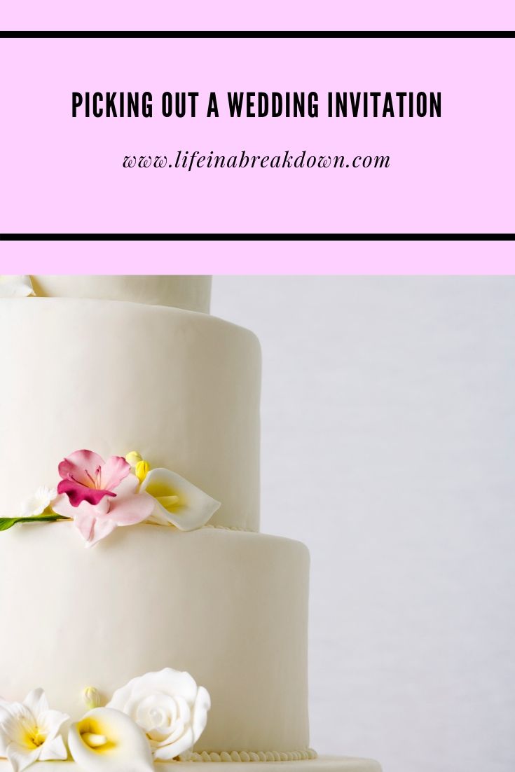 Picking Out a Wedding Invitation #wedding #invitations