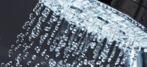 close up of a shower