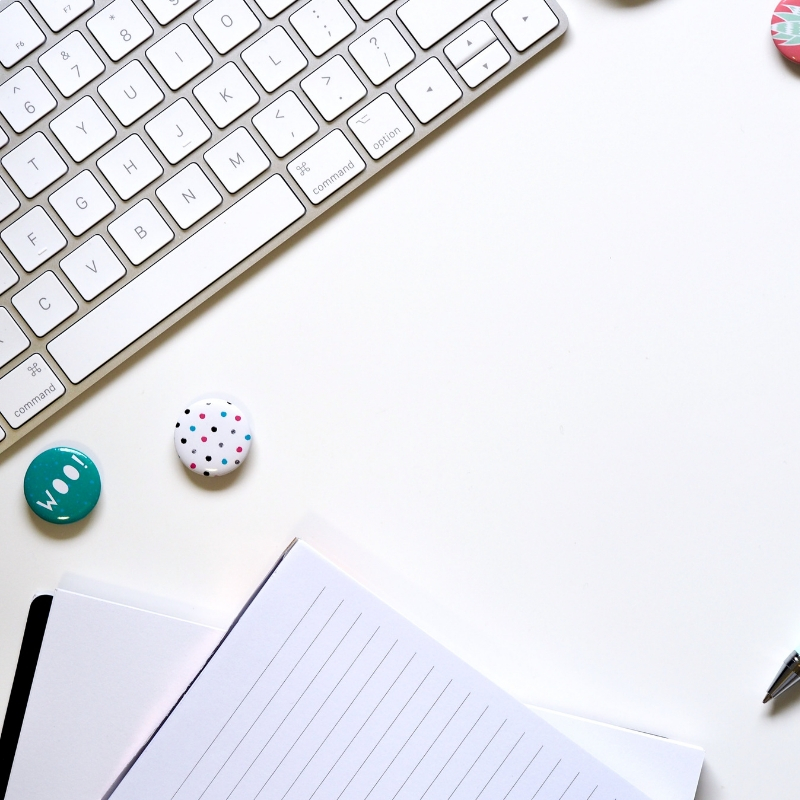 keyboard and writing items