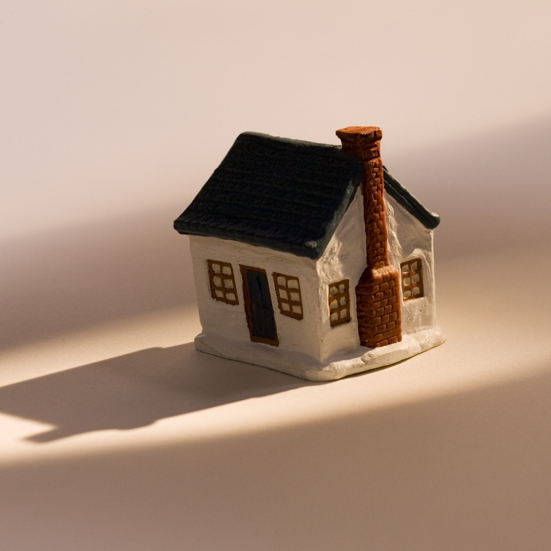 small house made of clay