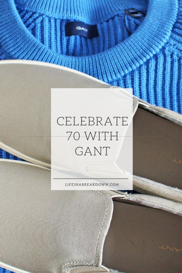 Celebrate 70 with Gant #fashion #fbloggers #trainers #sweater #musthave