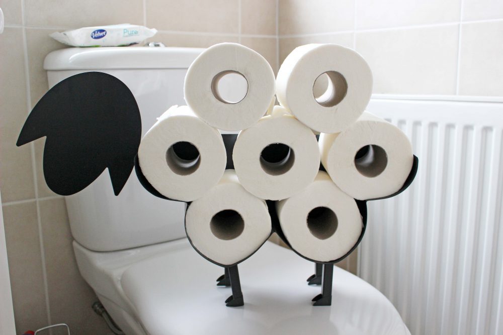 Baabara from Red Candy Sat on the toilet with 7 rolls full