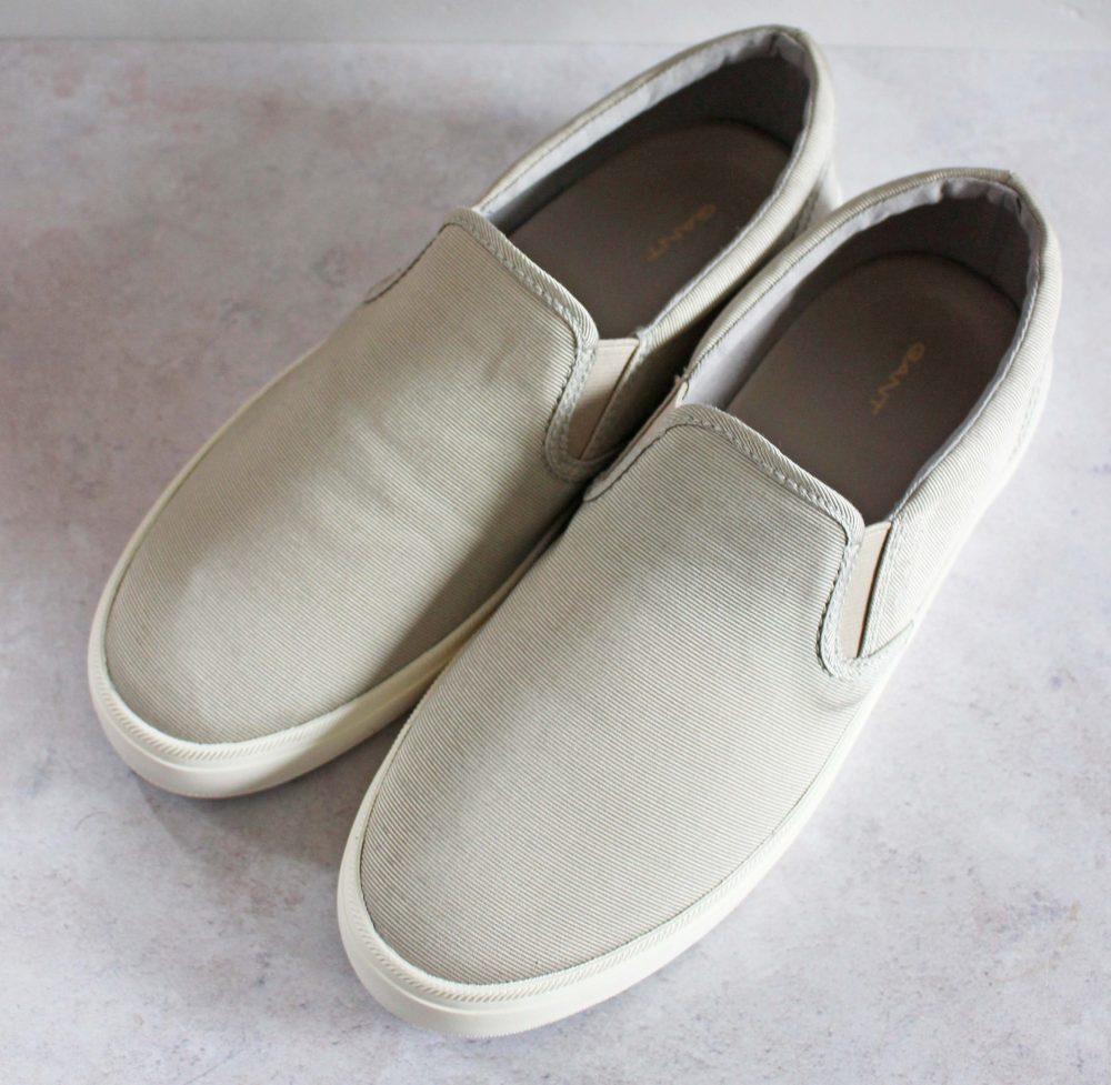 GANT Zoee Slip-on Plimsoles in Silver