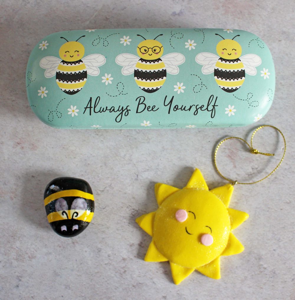 The Smile Parcel - Clay Sun, Bee and Sunglasses case