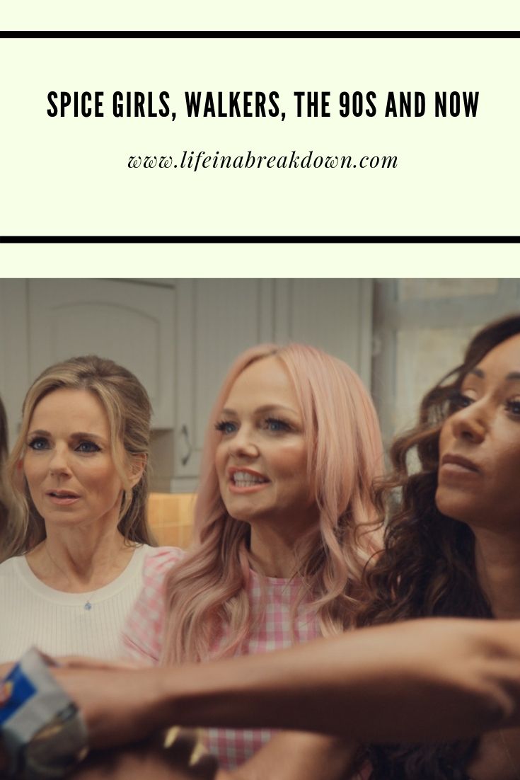 Spice Girls Walkers The 90s and Now Pin Image