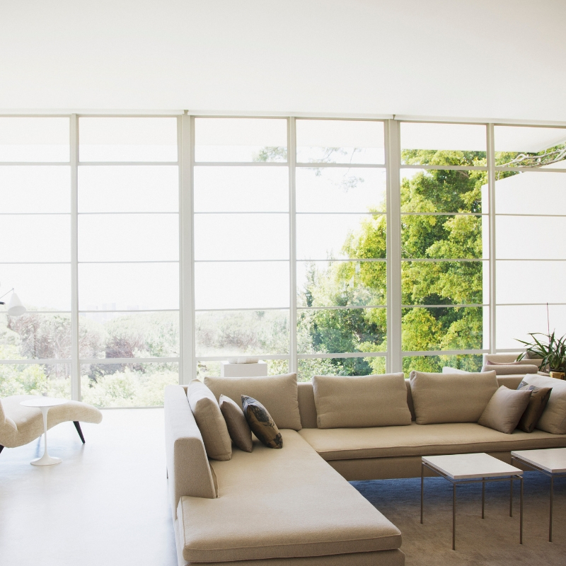 light bright and open living area
