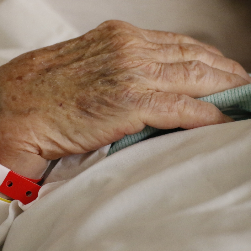 older persons hand