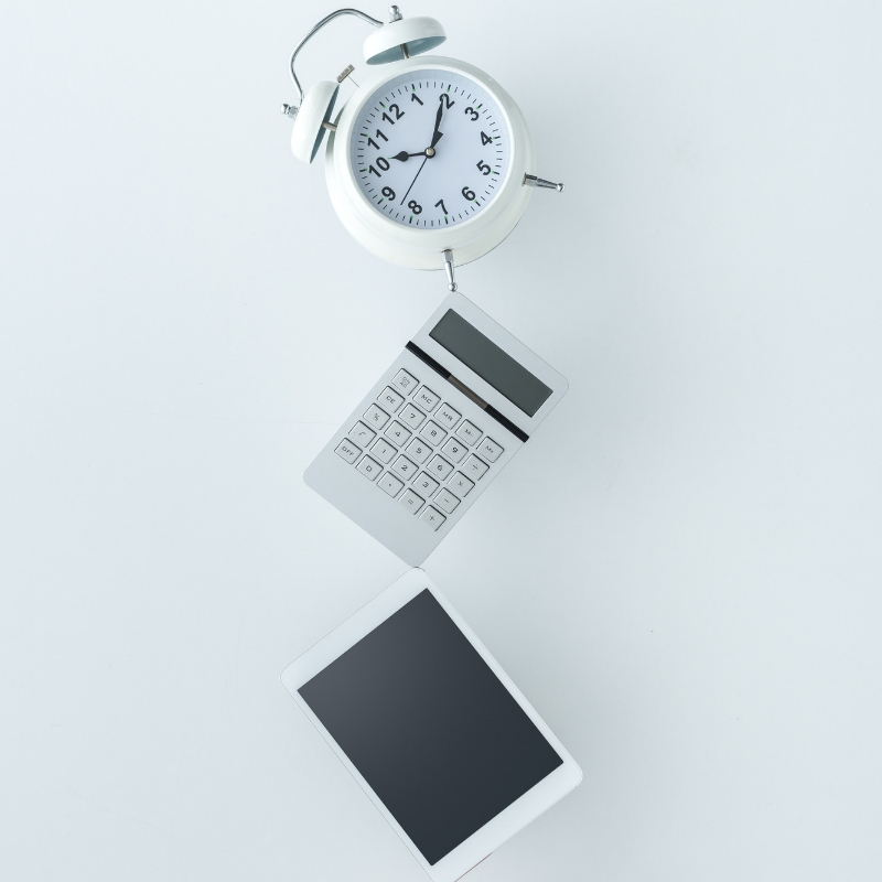 ipad calculator and clock