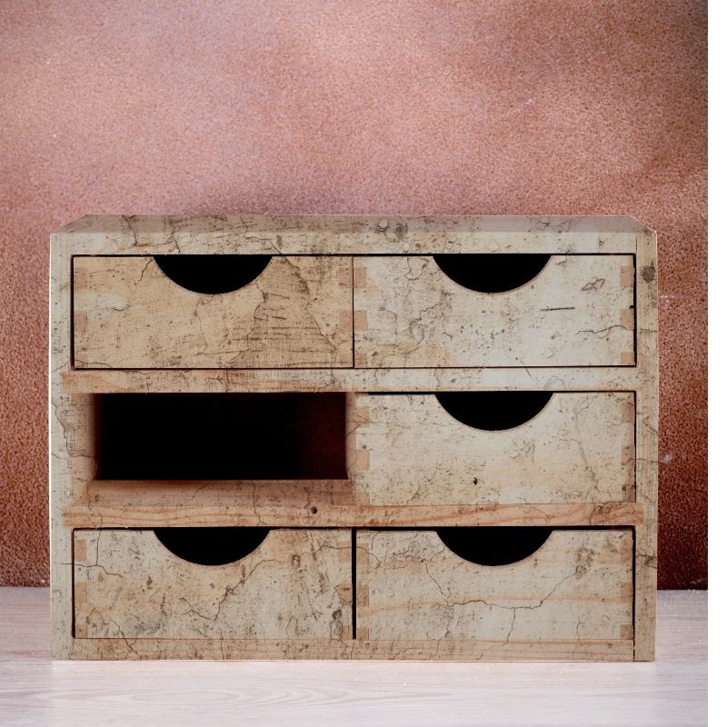 old chest of drawers ready to be made new
