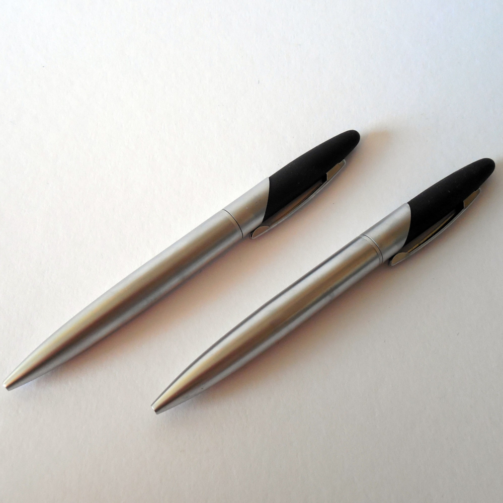 two pens on paper