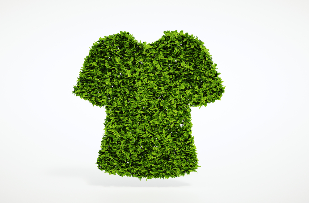 Isolated 3d render ecology clothes concept with white background