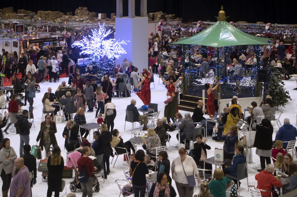 over view of the hall