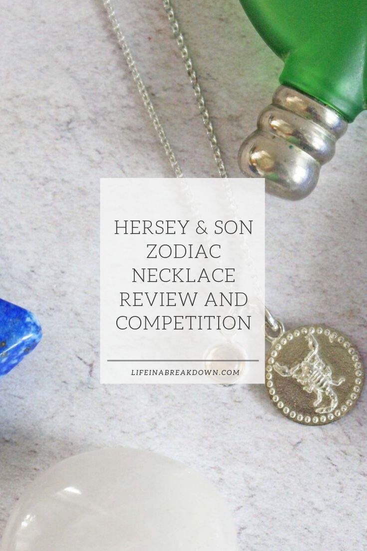 Hersey and Son Zodiac Necklace Review and Competition #jewellery #zodiac #review #win #competition