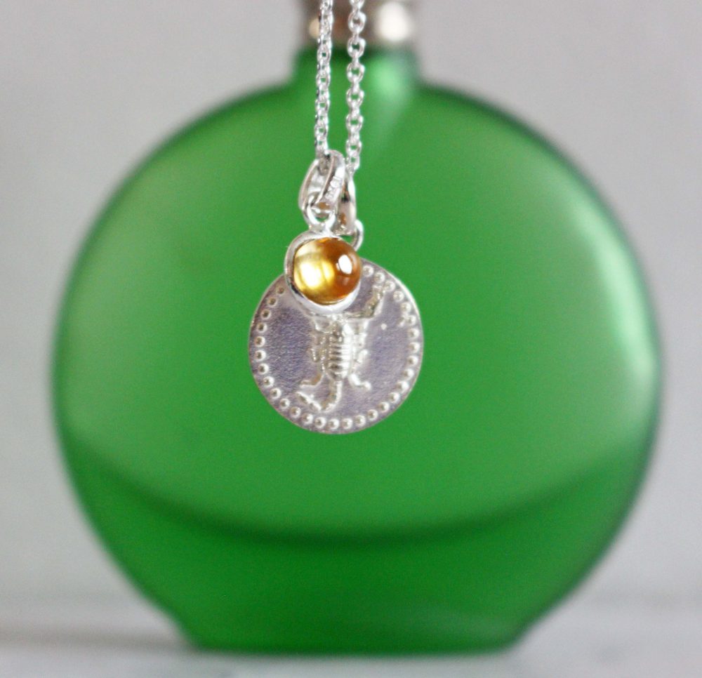 Hersey and Son Zodiac Necklace Scorpio