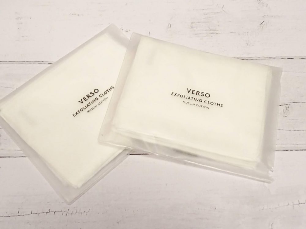 Verso Exfoliating Muslin Cotton Cloths