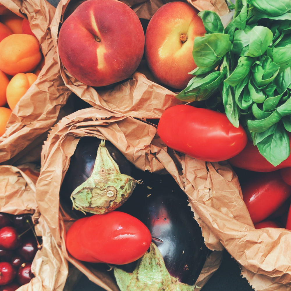 selection of fruit and veg