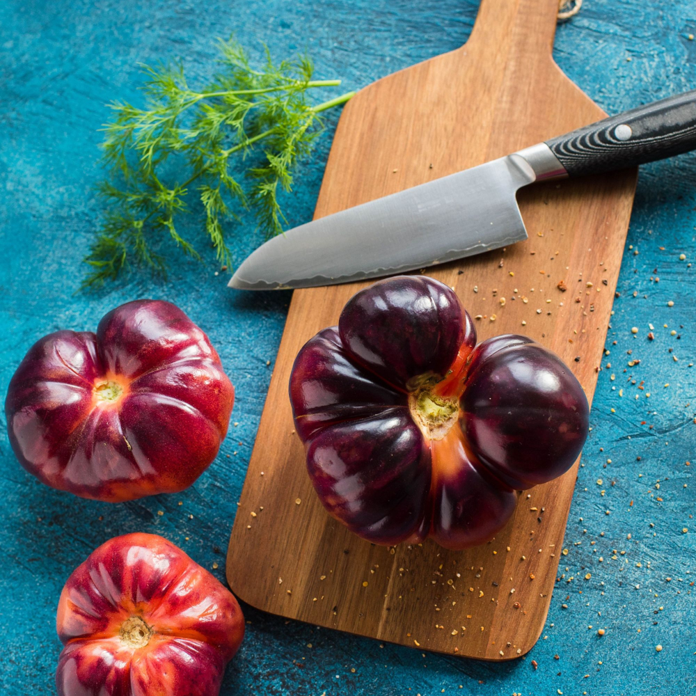 vegetables on a chopping board