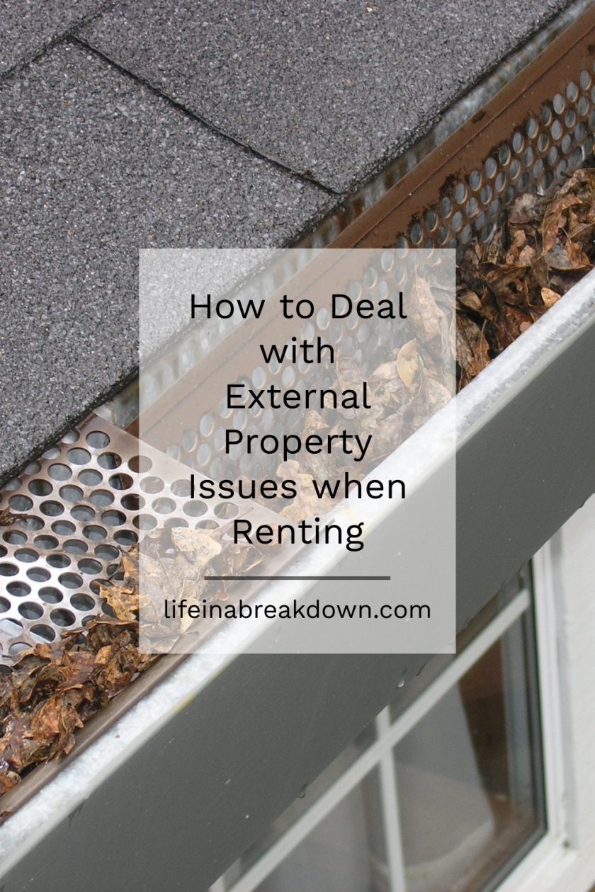 How to Deal with External Property Issues when You're Renting