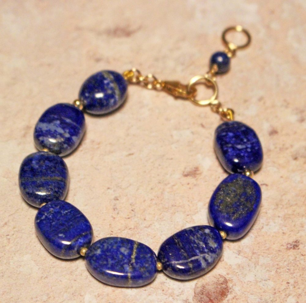 Bluebell - Lapis Lazuli Bracelet from Mosaico From Above