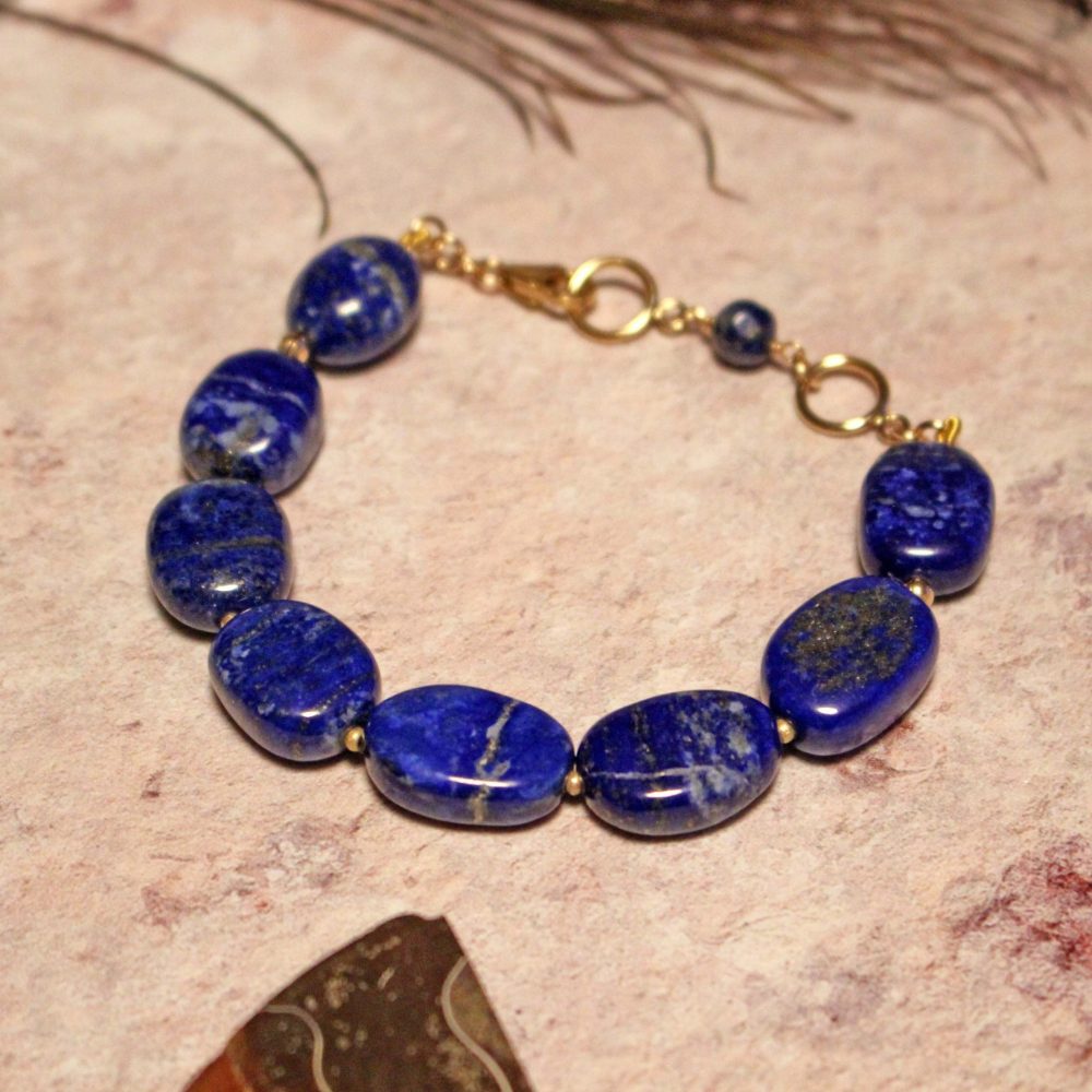 Bluebell - Lapis Lazuli Bracelet from Mosaico