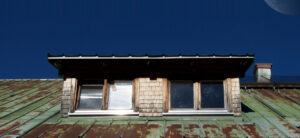 roof and windows of a house