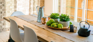 table and window dinning room