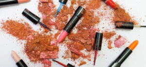 lipsticks powder and other cosmetics