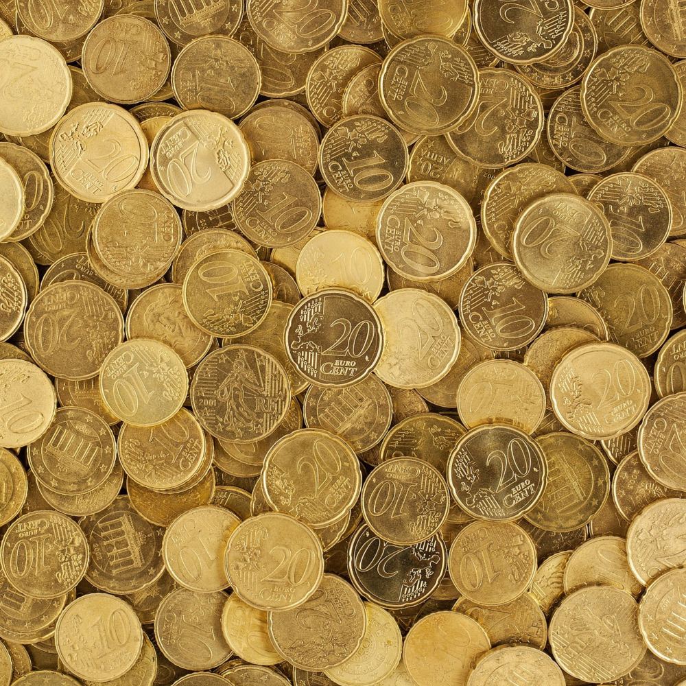 lots of coins