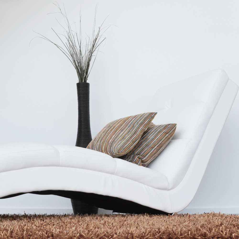seating area with cushions