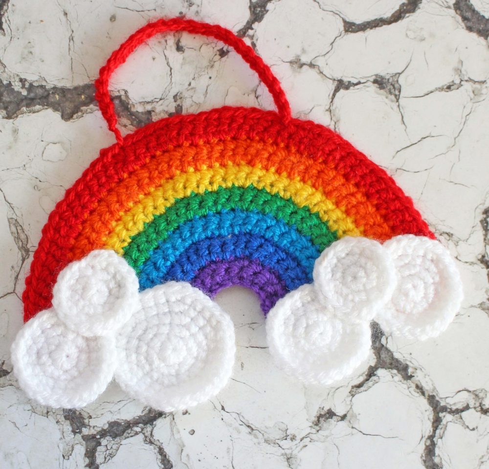 crochet rainbow from nikkis crochet treasures