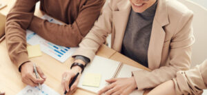 people in a planning meeting