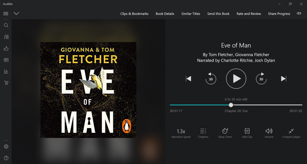 audible eve of man