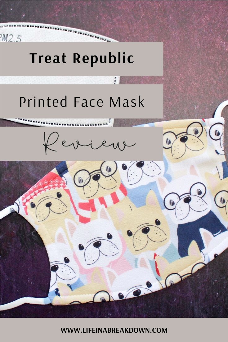 Are you looking for a face mask which offers something to smile at and has a pocket for filters? Then check out this little number from Treat Republic. #reveiw #printedfacemask #facemasks #staysafe #stayalert #stayhome #treatrepublic #fbloggers #fashion