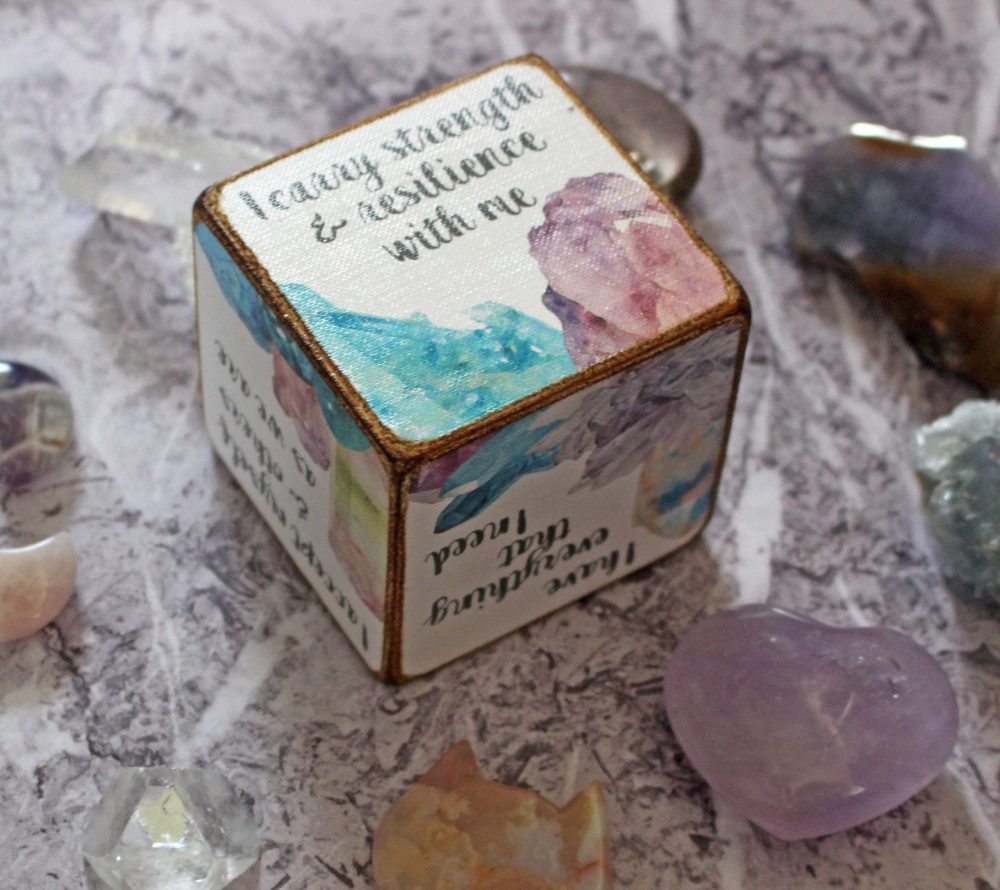 Crafty K's Affirmation Cube