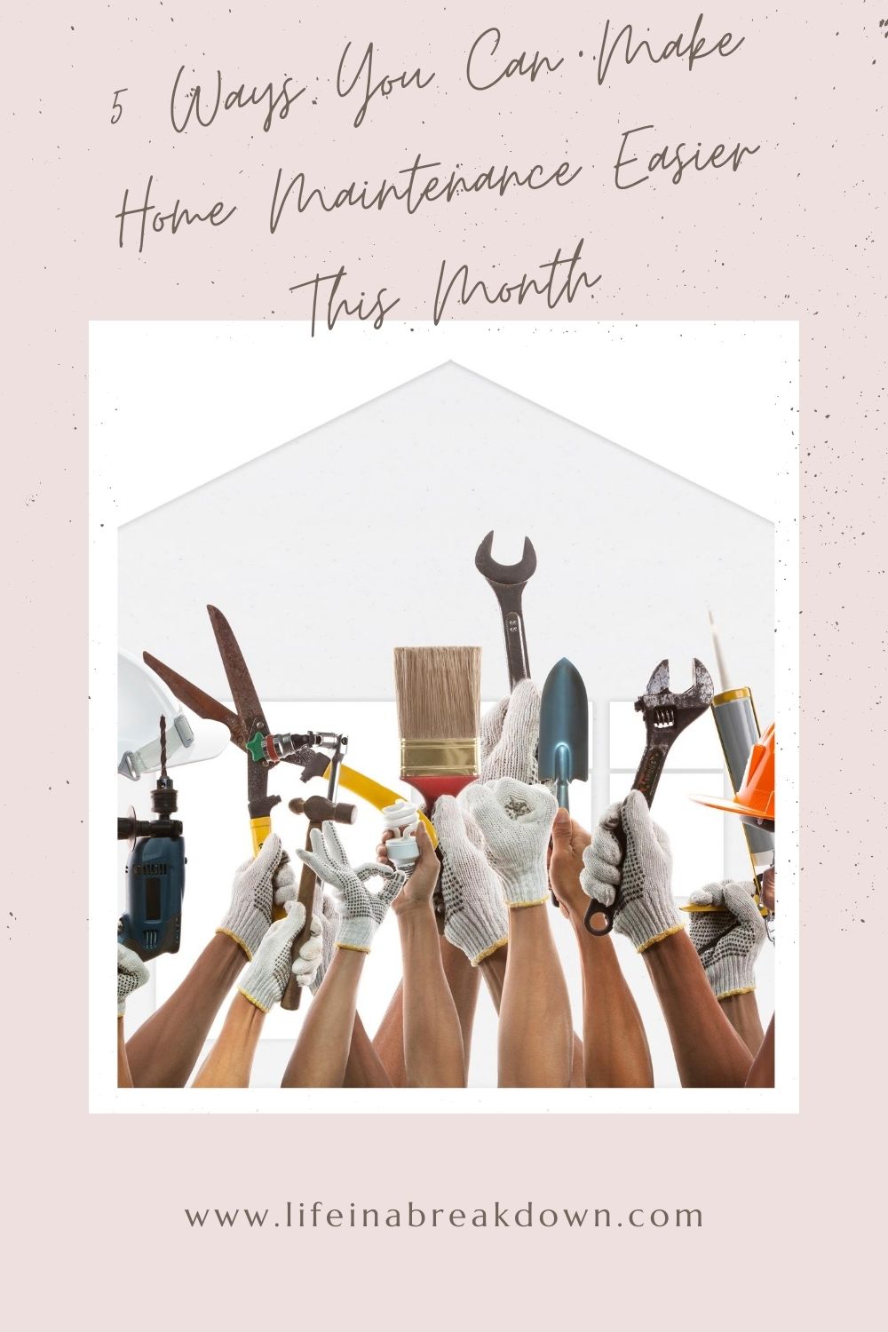 Are you trying to stay on top of your home maintenance? Then here are 5 ways you can make home maintenance easier this month. #home #homehelp #homemaintenance