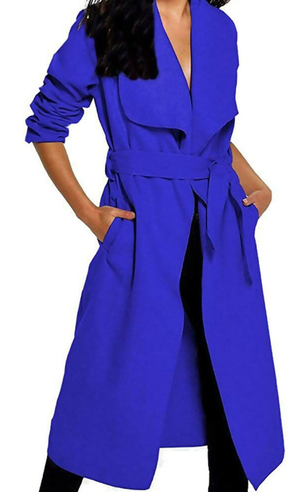 LONG WATERFALL DUSTER COAT