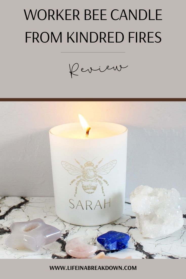 Are you looking for a candle that offers a unique gift and amazing scent? Then check out these beautiful candles from Kindred Fires. #candle #soycandle #personalisedcandle #giftideas