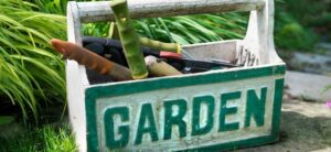 toolbox with garden on it