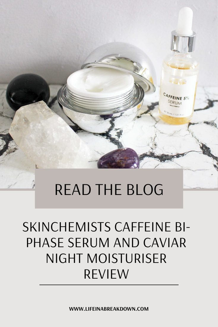 Are you after some new skincare items? Then how about trying out this duo from skinChemists including a caffeine serum & caviar night moisturiser. #skincare #beauty #bbloggers