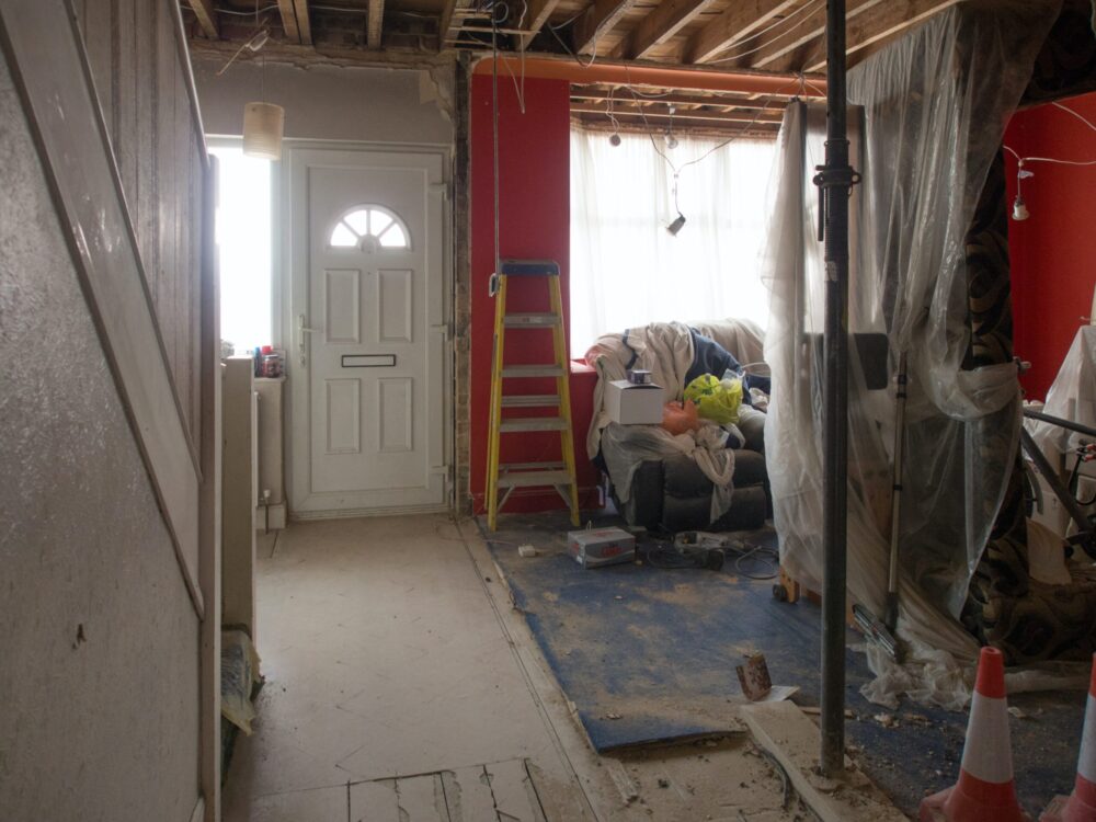 Upgraded being done on a house